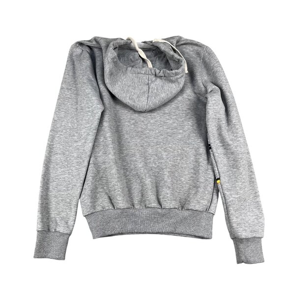 Amsterdam Biketown Fox Originals Grey Unisex Bicycle Hoodie Sz Large - Picture 2 of 7